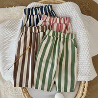 Thumbnail for SoftStripe – Myk og behagelig – babybukser med stripete mønster