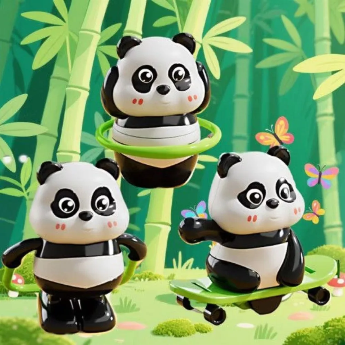 PandaPlay – Morsomt  & Aktivt – Opptrekkbar panda-leke