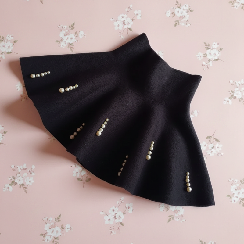 Girls Knitted Skirt – Komfort og stil – Barne skjørt
