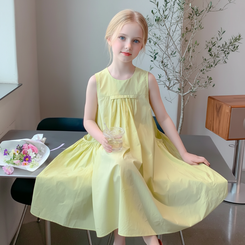 Summer Dress – Lett og sommerlig – Gul sommerkjole