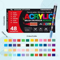 Thumbnail for ColorCraft – Kreativt og bærekraftig – Akrylmarkører med penselspiss