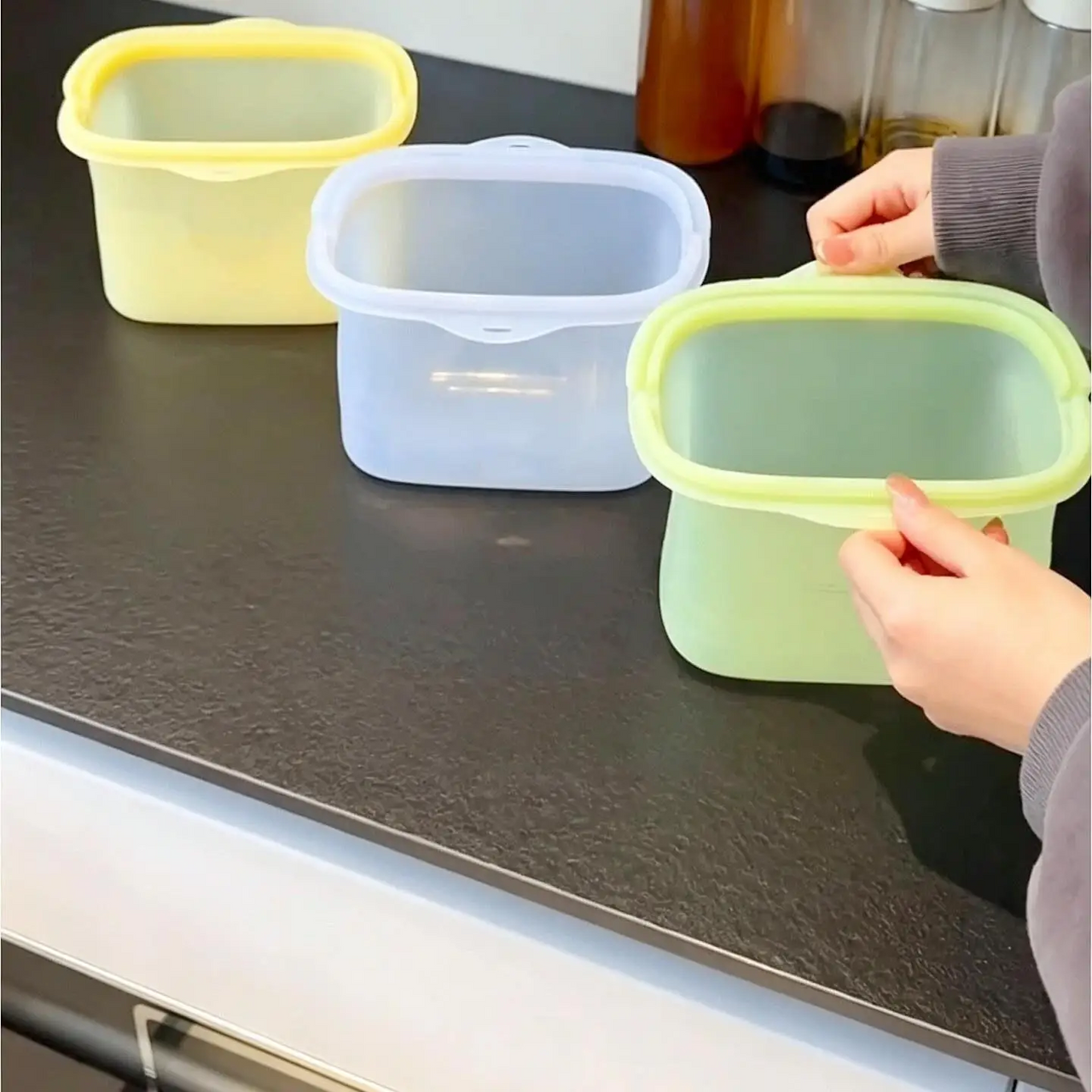 MealSaver – Praktisk og gjenbrukbar – Oppbevaringspose i silikon til mat