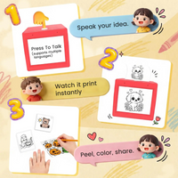 Thumbnail for StickerMagic – Lærerikt og kreativt – AI-klistremerkeprinter for barn