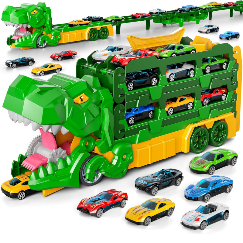 JurassicTruck™ – Tøff og morsom – sammenleggbar Dino-transportvogn