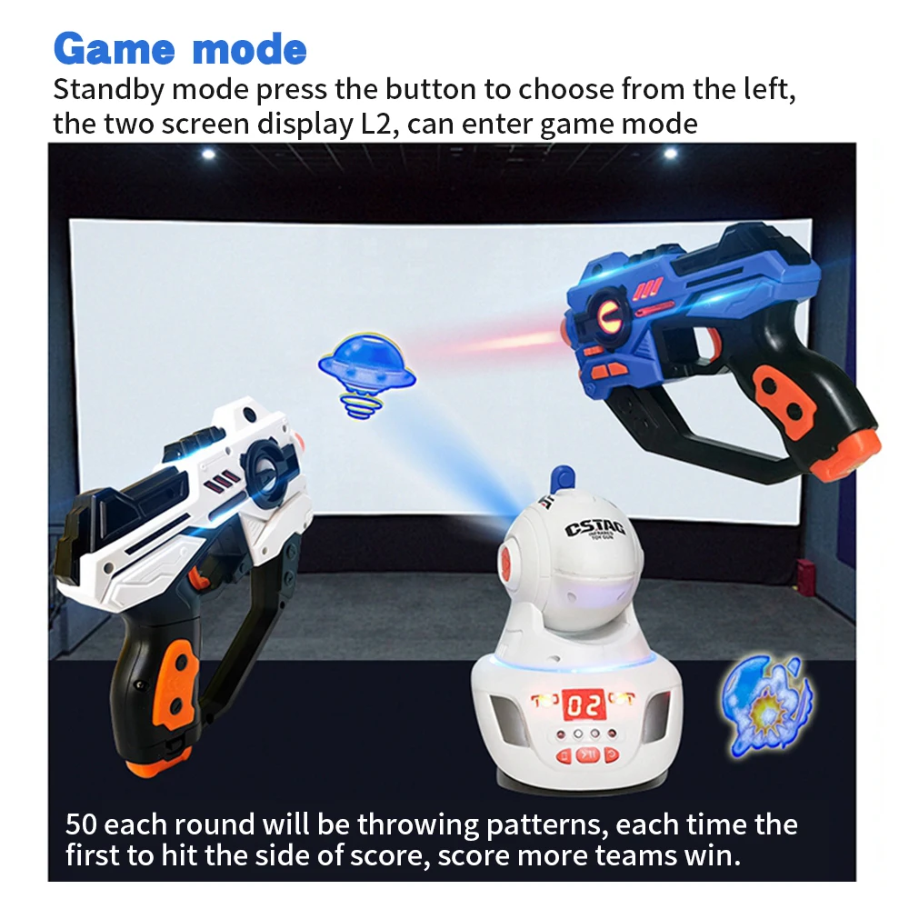 TargetPro – Konkurransepreget og spennende – Laserduell-pistolsett