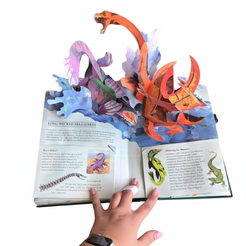 JurassicKids – Spennende og lærerikt – 3D-pop-up-bok om dinosaurer