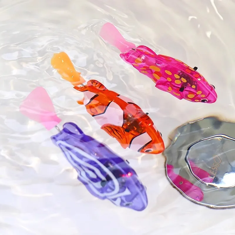 TinySwim – Moro & bevegelse – Elektronisk svømmefisk med LED-lys