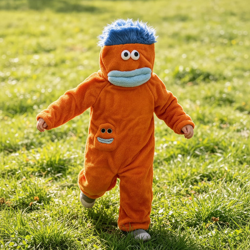 LittleMonster – Komfortabel og søt – barnedrakt med morsomt monstermotiv