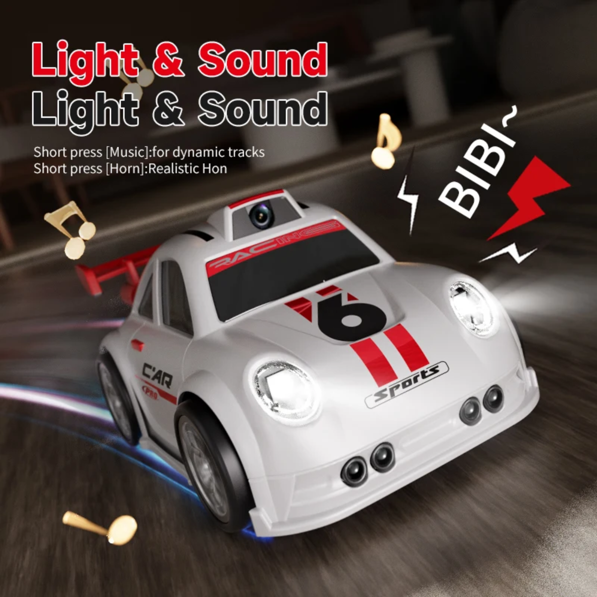 RacePro – RC & Stunt – Drift-Sensing Racer Auto med kamera