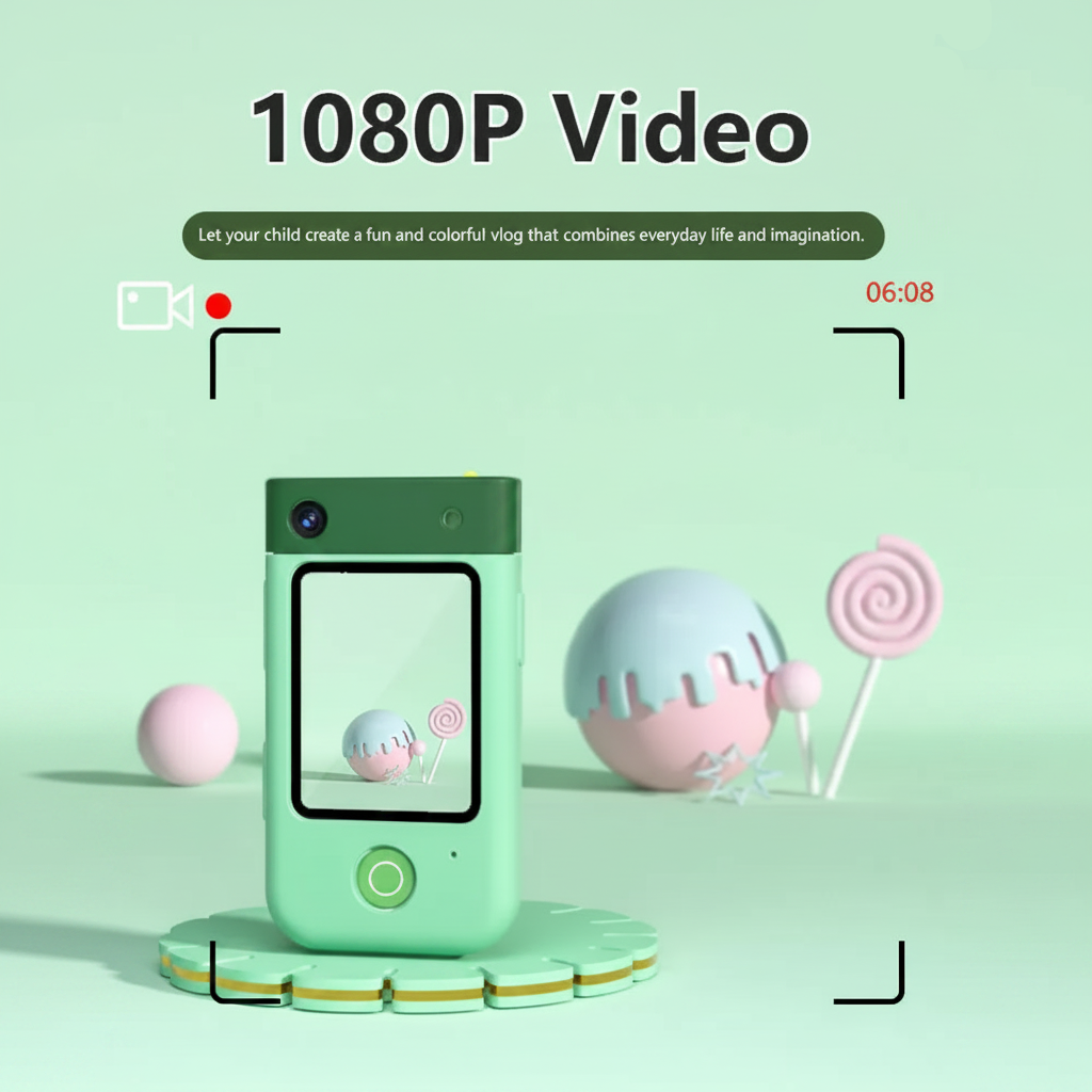 KiddoPhone – Lærerikt og interaktivt – Smarttelefon for barn med kamera og spill