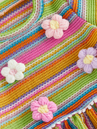Thumbnail for RainbowBloom – Fargerikt og søtt – barneantrekk «Flower Power»