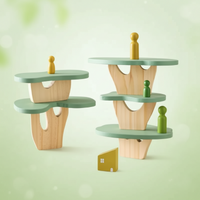Thumbnail for Wooden Forest Blocks – Kreativitet og utvikling – Sett med treklosser til å stable