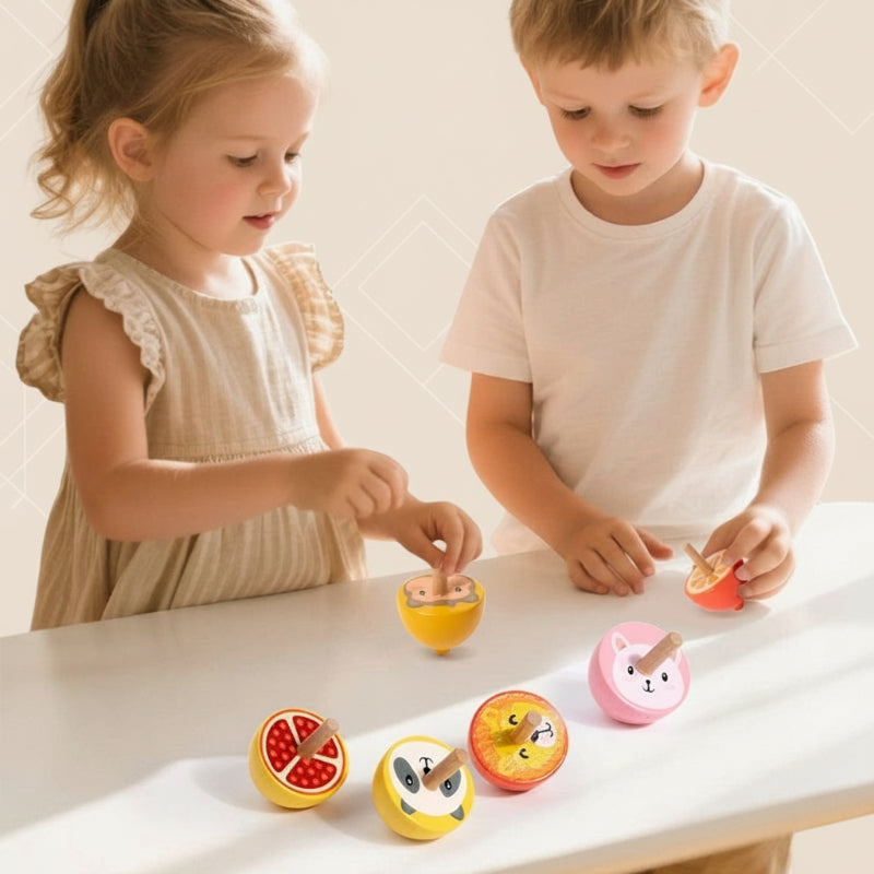 ColorSpin – Houten & Speels – Tre Fidget Tol