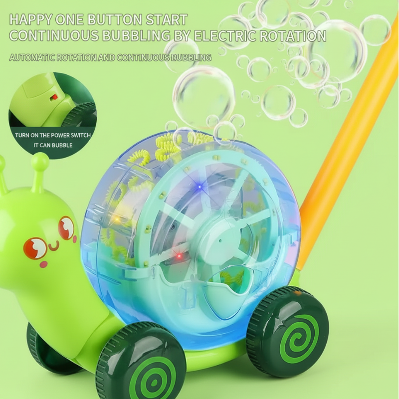 BubbleBuddy – Lekent og interaktivt – Snegle-bobleblåser