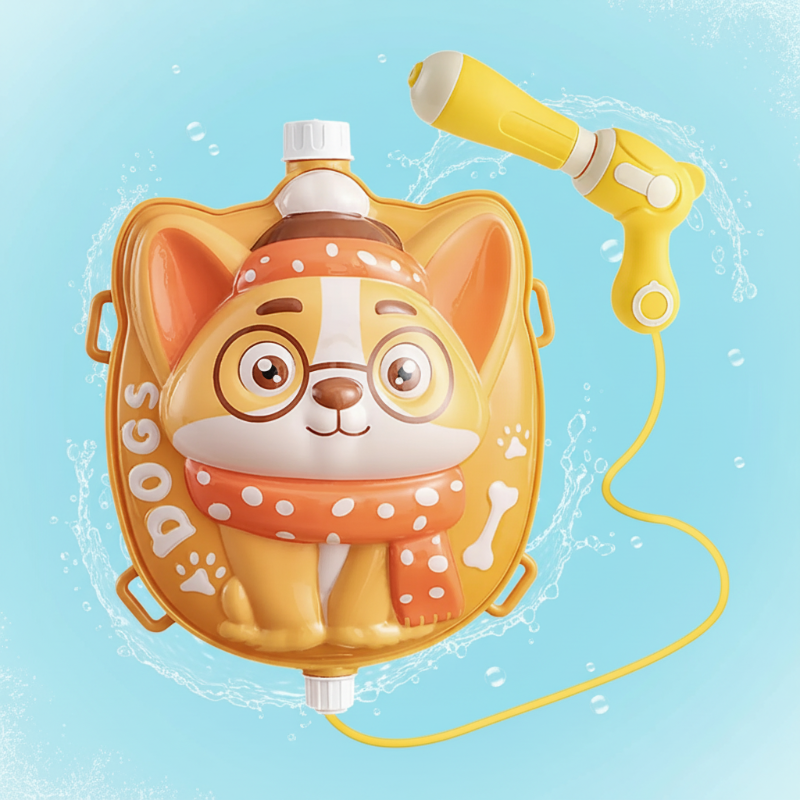 Kids Water Blaster – Lekent og praktisk – Ryggsekk med vannpistol