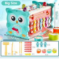Thumbnail for Montessori Hammering Toy – Motorikk og læring – 8-i-1 lekesett