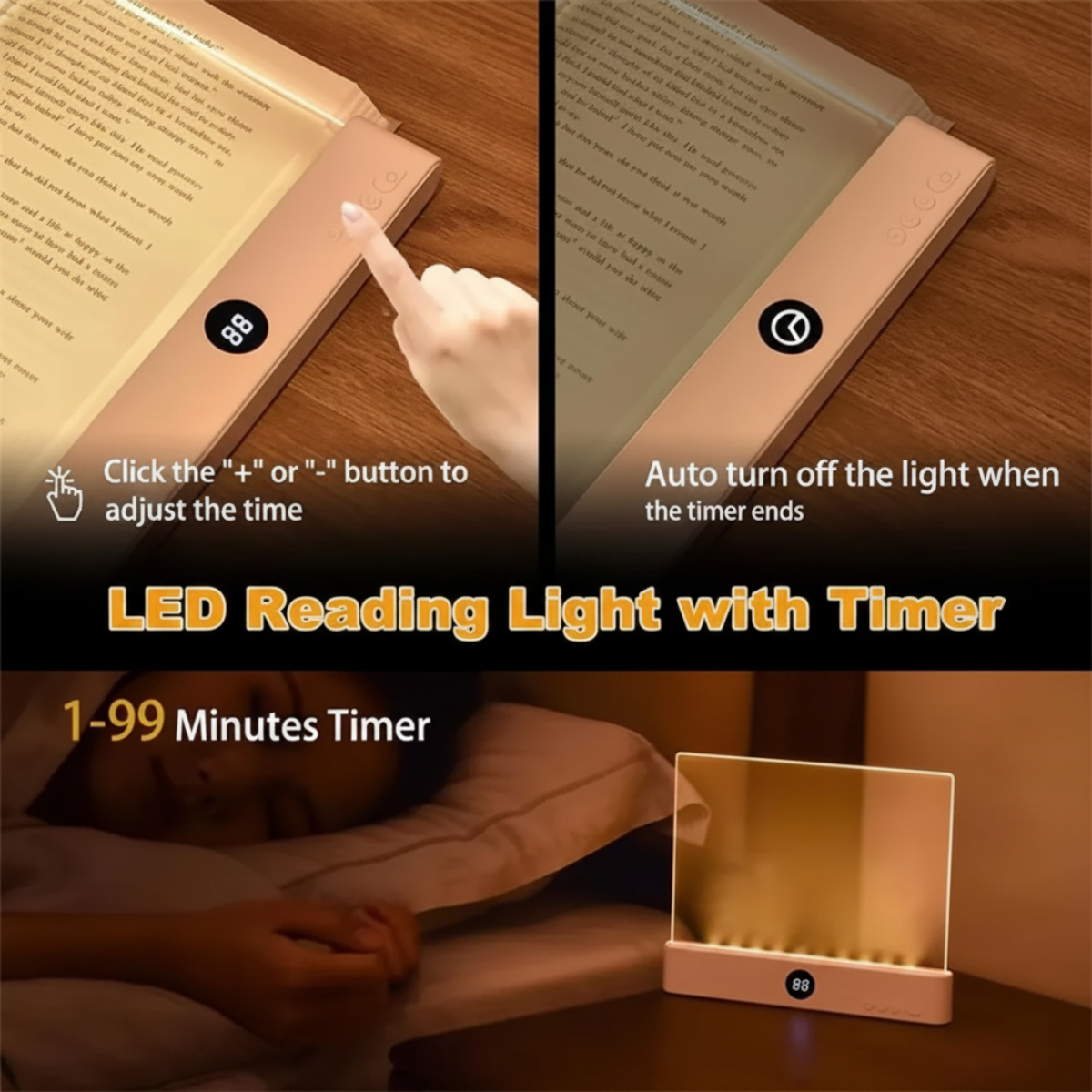 LumiPanel – LED og sunne øyne – Dimmbar USB-leselampe