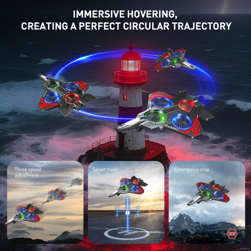 AeroBattle – Action og moro – RC-stuntfly med lys