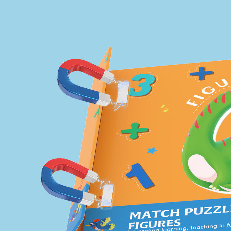 SmartMatch – Lekende og lærerikt – Magnetisk 2-i-1 tegne- og puslespillbok
