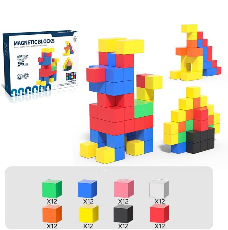 Magnet Toys – Lære og bygge – Magnetiske byggeklosser