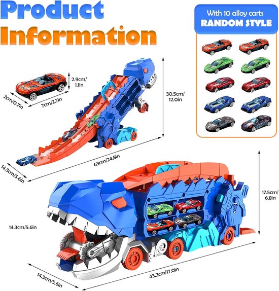 Dino Car™ - Dino Power - Dino leketøysbil