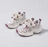 Mini Fashion – Pustende og lett – Bordeaux barnesneaker