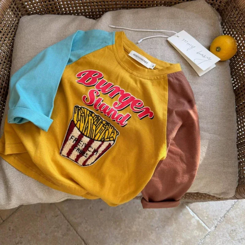 LittleRetro – Kult og trendy – Langermet barne-T-skjorte med grafisk trykk