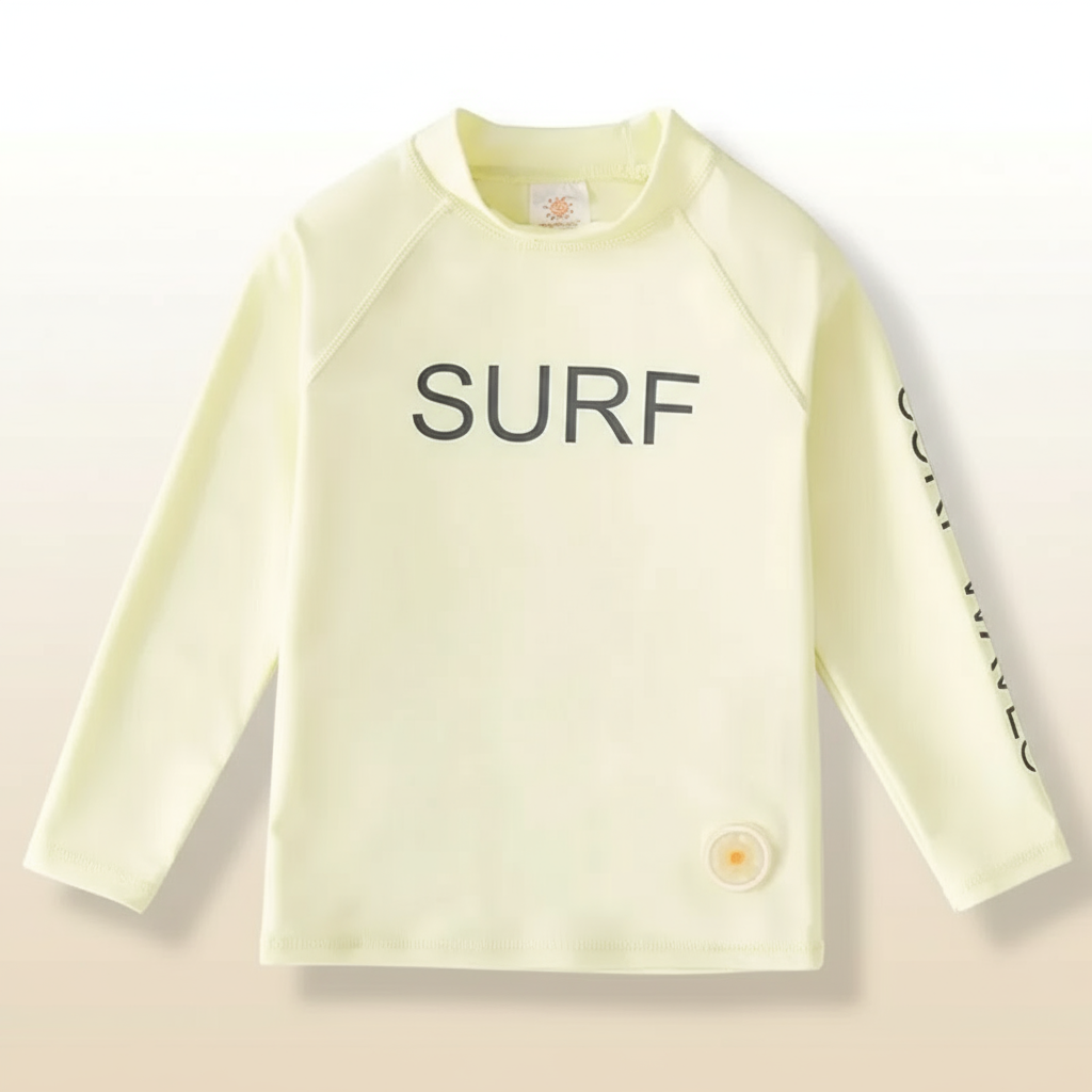 SunShield – Beskyttende og fleksibel – Surfeskjorte for barn med lange ermer og UPF 50+
