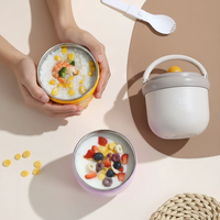 Thumbnail for MealMate – Praktisk og isolert – lunsjskål i rustfritt stål med skje