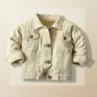 Thumbnail for Candy Color-jeansjakke – Lett denimjakke for barn