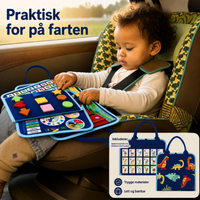 Thumbnail for 7-in-1 Busy Board – Motorikk og læring – Aktivitetstavle