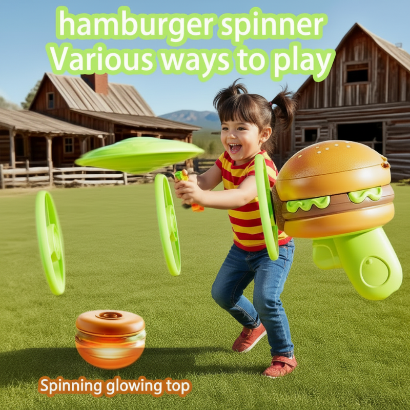 Flying Disk Toy – Kreativt og aktivt – Gyro Gun