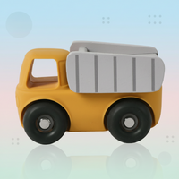 Thumbnail for Montessori Silicone Toy Car – Sikker og tyggevennlig – Tygge- og leketøy i silikon i form av et kjøretøy
