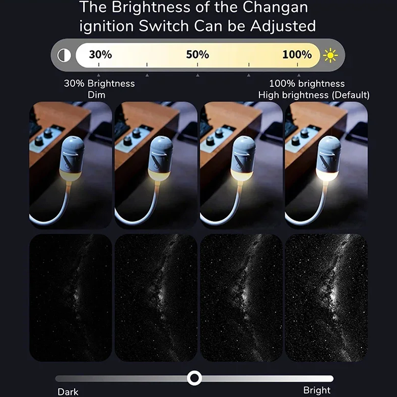 NightSky – Dimmbar og magisk på soverommet – LED Galaxy-lampe