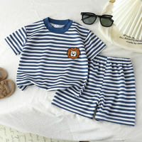 Thumbnail for Kids Stripe Outfit – Trendy og komfortabelt – Sommerantrekk til barn