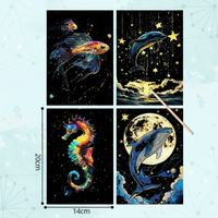 Thumbnail for GlowArt – Glow-in-the-dark – Skrapeloddssett