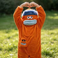 Thumbnail for LittleMonster – Komfortabel og søt – barnedrakt med morsomt monstermotiv