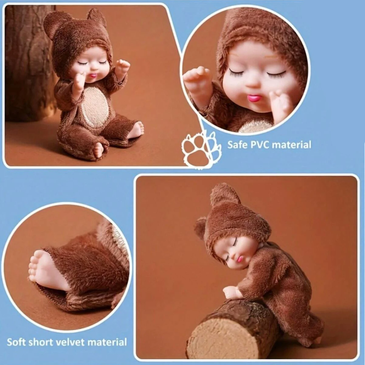 LittleDolly – Søtt og koselig – babydukke i et muntert dyrekostyme