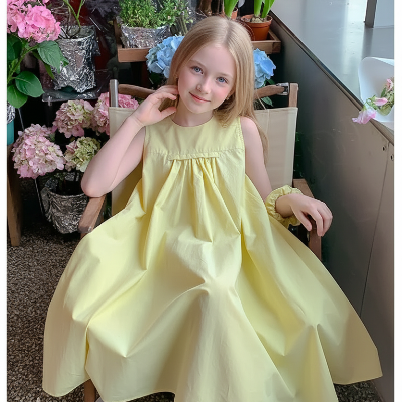 Summer Dress – Lett og sommerlig – Gul sommerkjole