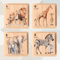 Thumbnail for ZooStack – Tre & Interaktivt – Dyreklosser Puzzle
