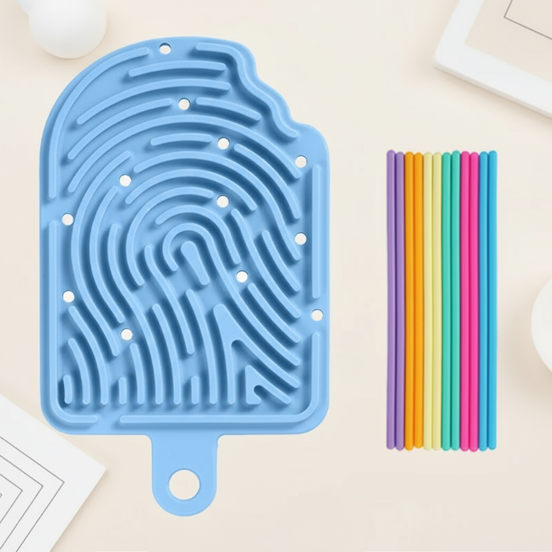 FidgetFrost – Lekent og mykt – Silikon Busy Board