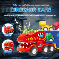 Thumbnail for DinoDrive – Kreativt og spennende – 5-i-1 lastebil-lekesett