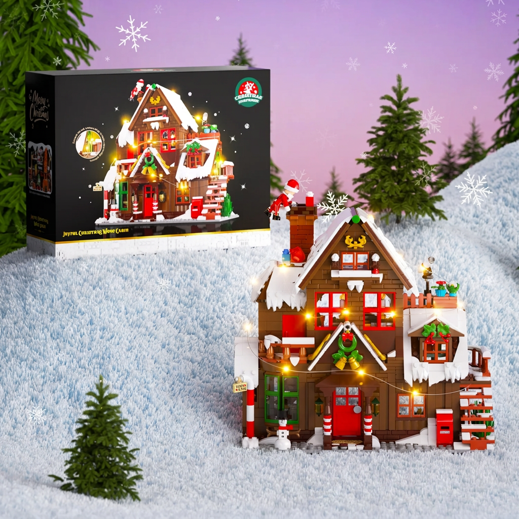 ChristmasHome – Festlig og kreativt – Byggesett til julehus