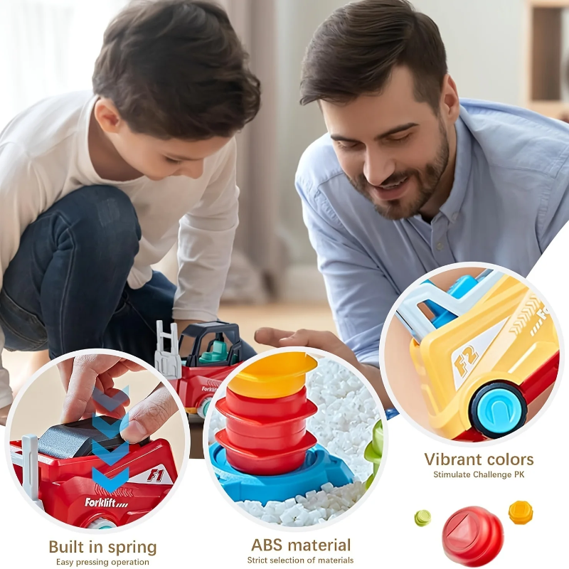 LittleBuilders – Interaktivt og trygt – Gaffeltruck-lekesett