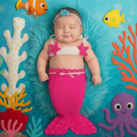 Thumbnail for OceanPrincess – Fortryllende og behagelig – Baby-havfruesett
