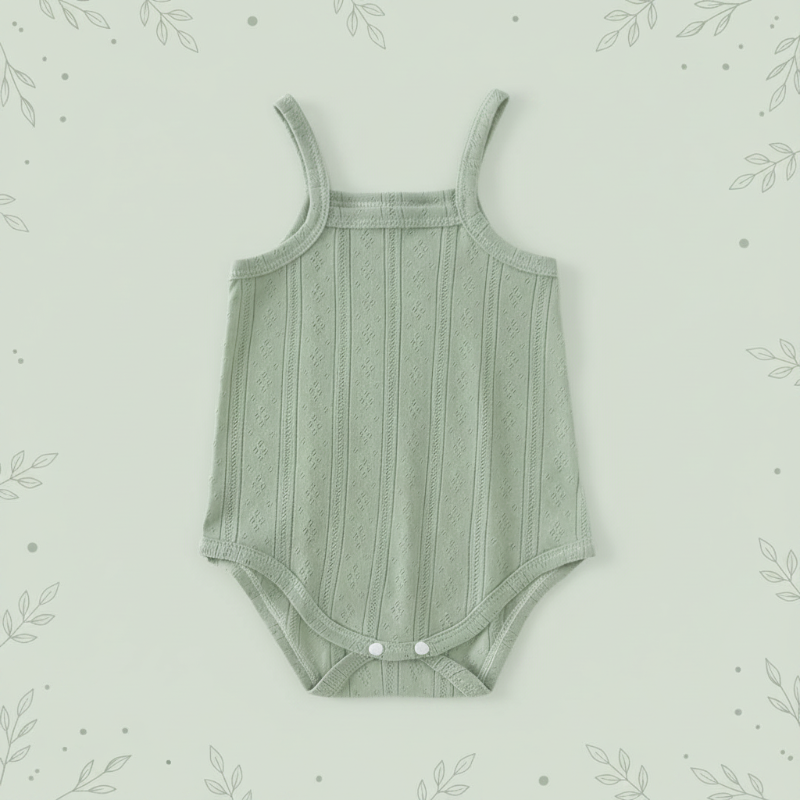 Summer Bodysuit – Luftig og behagelig – Strikket babybody