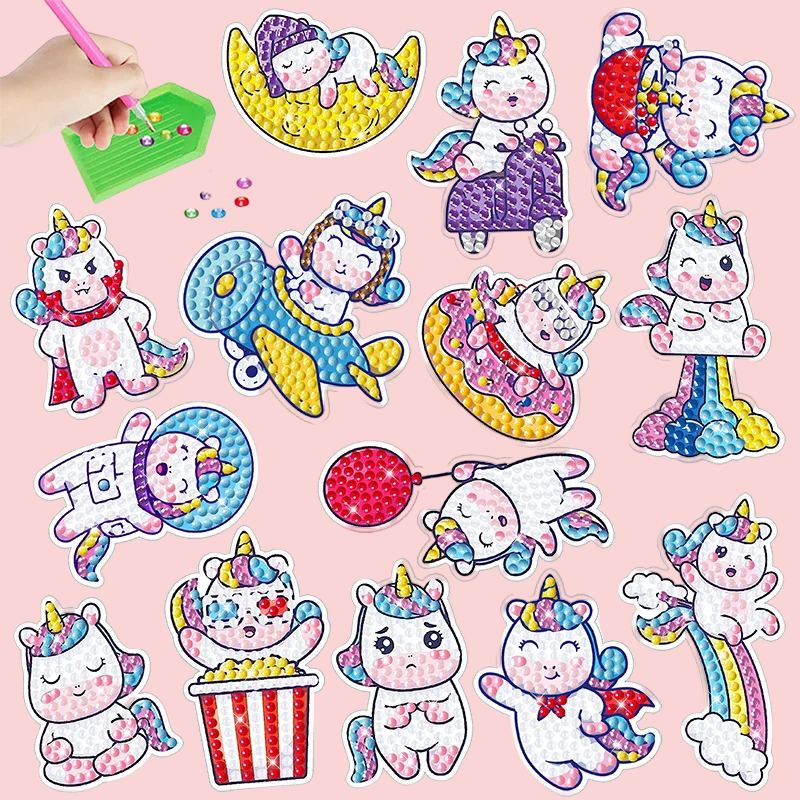 GemArt – Skyggefullt og skinnende – Diamantmaleri-klistremerker