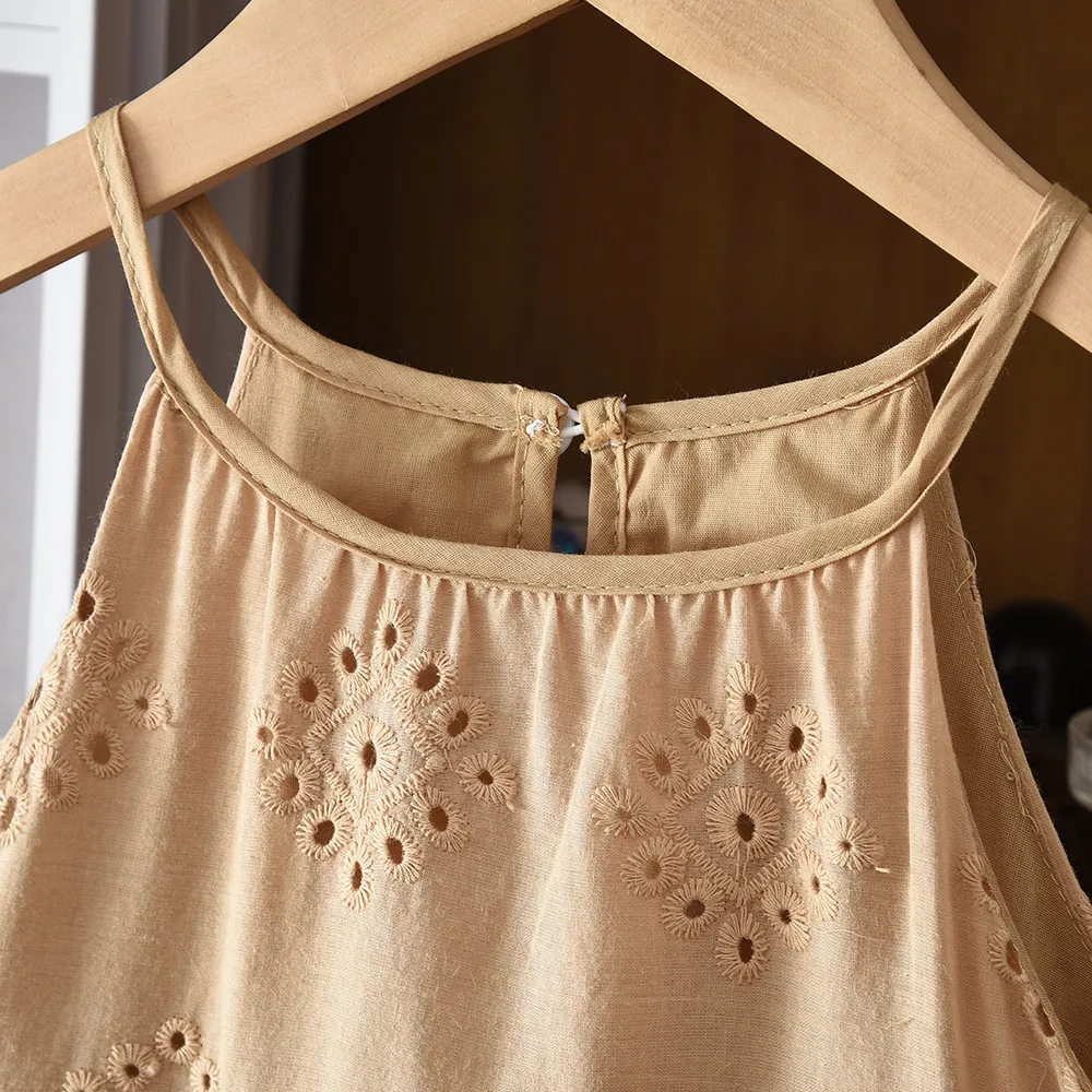 BohoBelle – Elegant og komfortabel – Kjole med broderidetaljer
