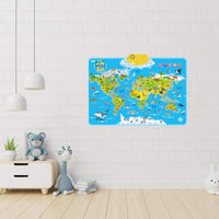 Thumbnail for LittleExplorers – Lære og leke – Verdenskart med dyr
