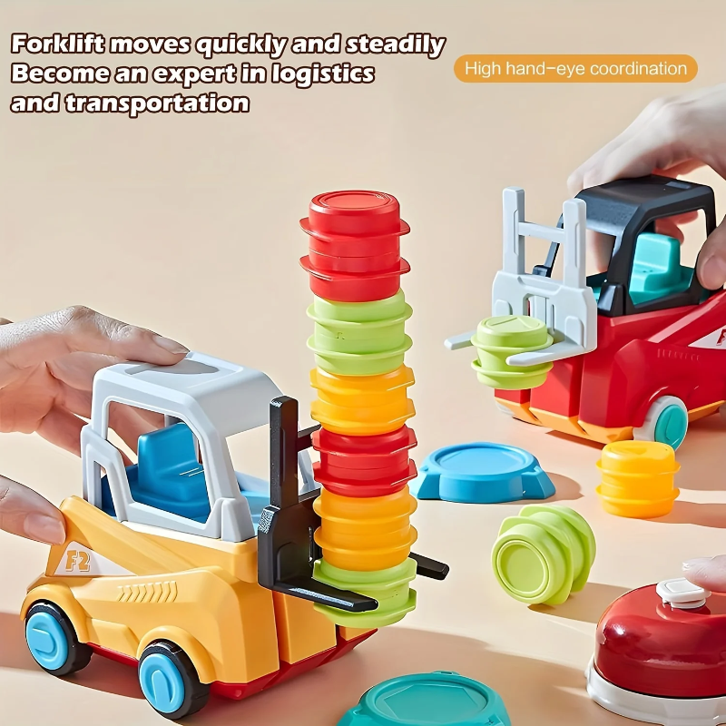 LittleBuilders – Interaktivt og trygt – Gaffeltruck-lekesett